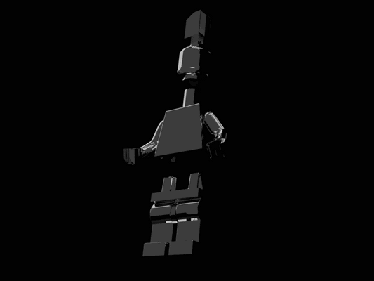 BRICK FIGURE pendant